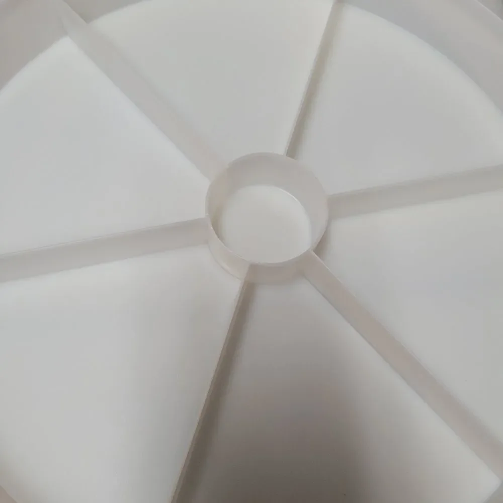 Vintage Tupperware Divided Party Susan Vegetable Serving Tray